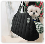 Gingham Portable Soft Multi-Purpose Dog & Cat Carrier Bag