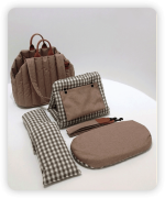 Gingham Portable Soft Multi-Purpose Dog & Cat Carrier Bag
