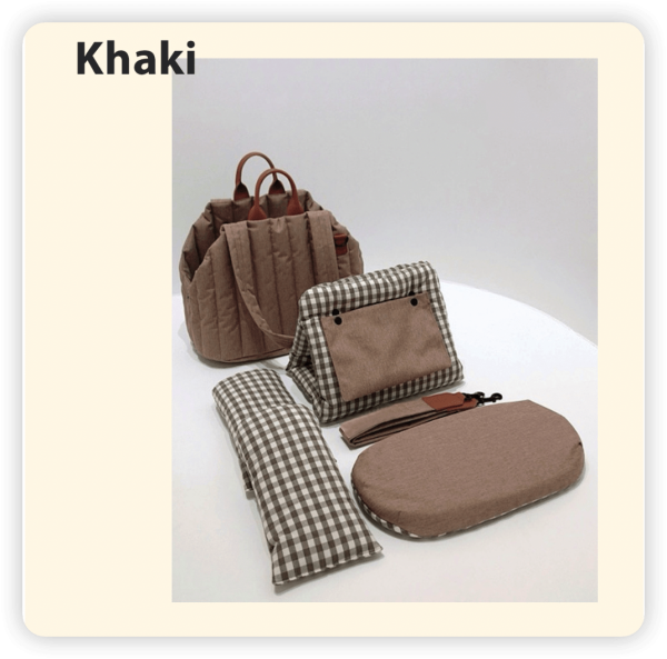 Gingham Portable Soft Multi-Purpose Dog & Cat Carrier Bag