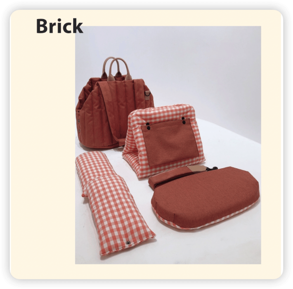 Gingham Portable Soft Multi-Purpose Dog & Cat Carrier Bag