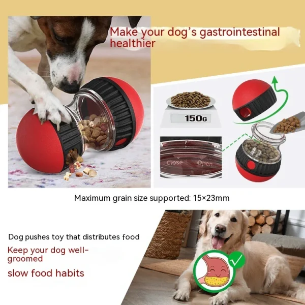 Pet Slow Teeding Training Dispensing Interactive Dog Toy