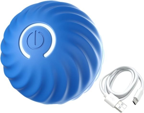 Automatic Moving Bouncing Rotating Ball for Pets