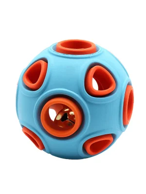 Pet toy ball for teething and slow feeding