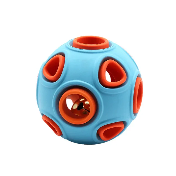 Pet toy ball for teething and slow feeding