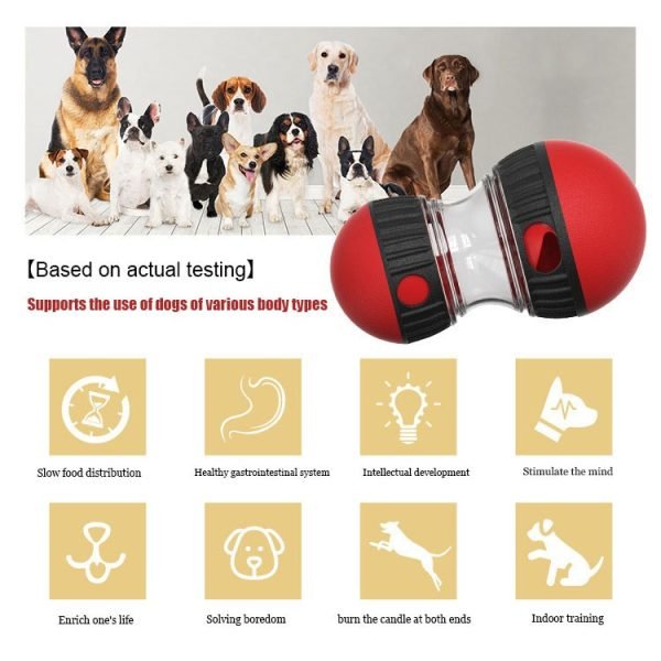 Pet Slow Teeding Training Dispensing Interactive Dog Toy