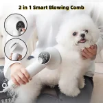 Low Noise Pet Hair Dryer with Slicker Brush