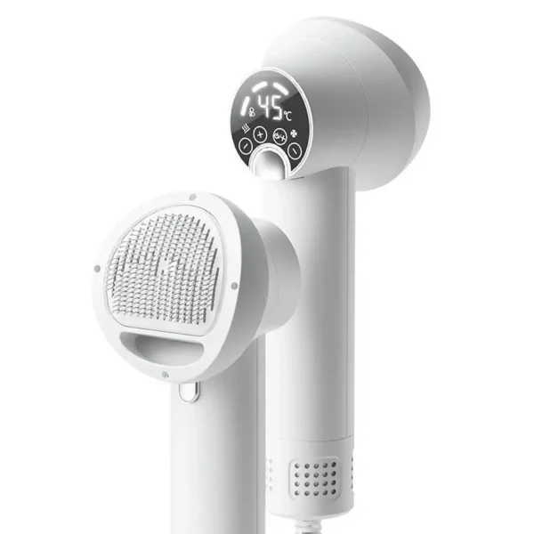 Low Noise Pet Hair Dryer with Slicker Brush