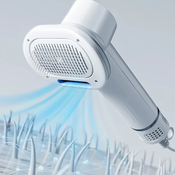 Low Noise Pet Hair Dryer with Slicker Brush