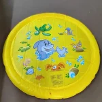 Non-Slip Splash Outdoor Water Pet Toys Fun Backyard Fountain Play Mat