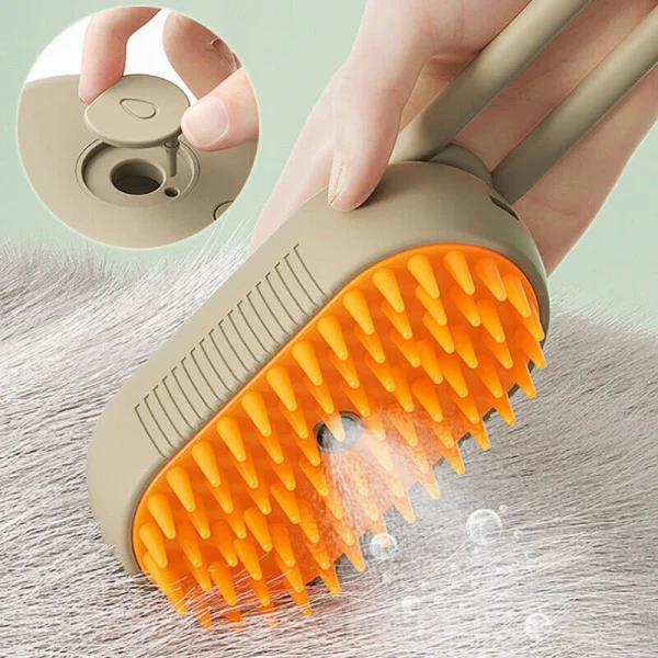 Pet Steam Brush For Preventing Flying Hair