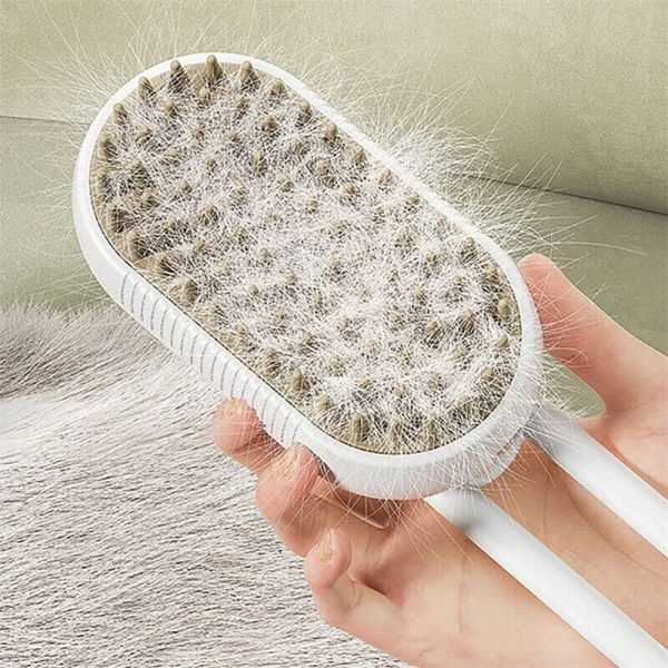 Pet Steam Brush For Preventing Flying Hair