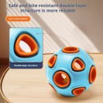 Pet toy ball for teething and slow feeding