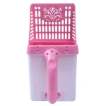 Cat Litter Box with Attached Litter Scoop
