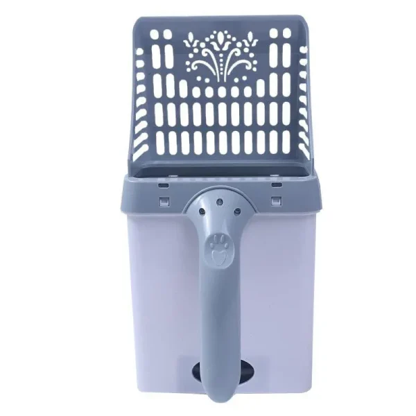 Cat Litter Box with Attached Litter Scoop