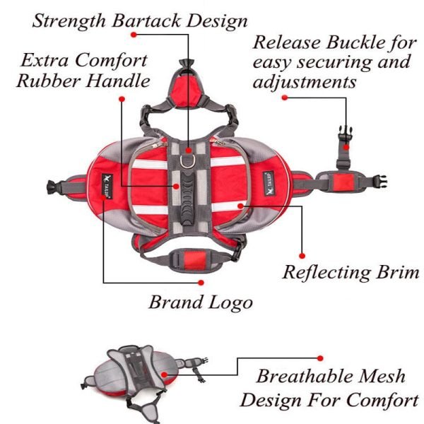 Pet Travel Saddle Bag