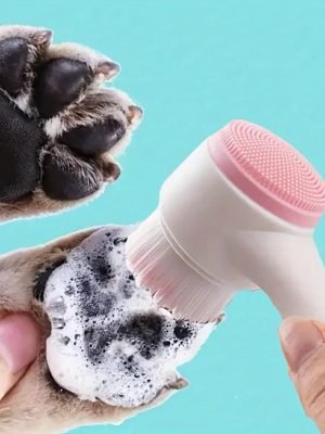 PET Paw Cleaner & Massage Brush (Dual-Sided)