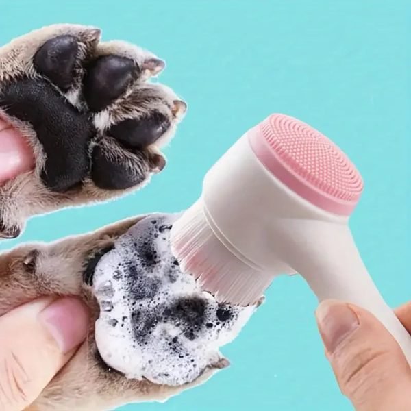 PET Paw Cleaner & Massage Brush (Dual-Sided)