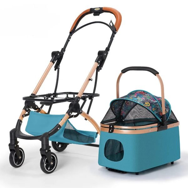 Pet Bassinet Detachable Stroller