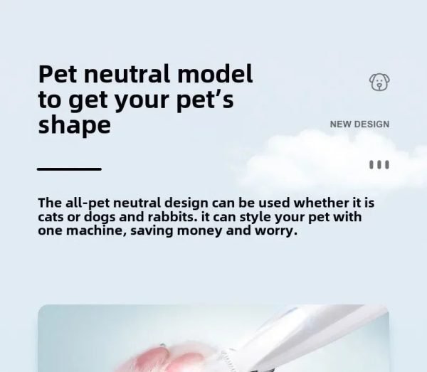 PET Pro Dog/Cat Grooming Clippers (LED Light/Display/Low-noise)