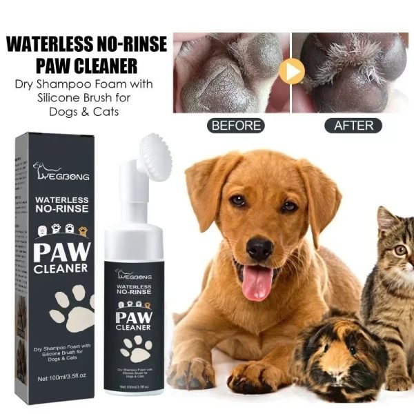 PET Paw Washing Foam