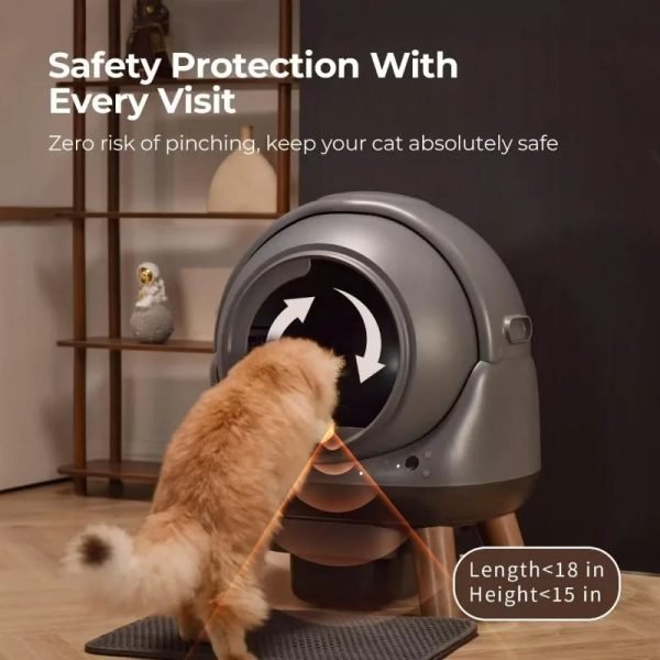 Automatic Cat Litter Box (Odor-Control/Safety Protection) USA