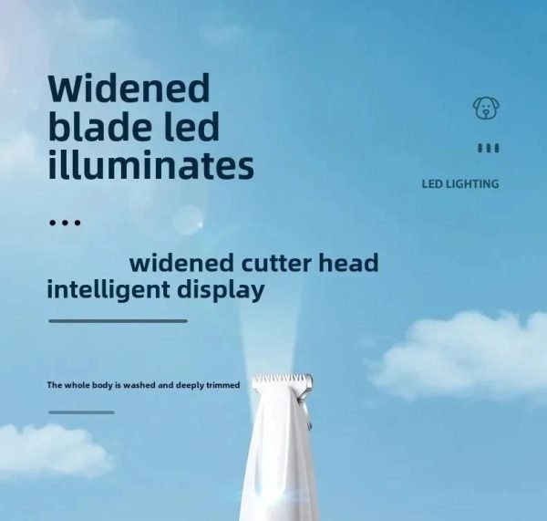 PET Pro Dog/Cat Grooming Clippers (LED Light/Display/Low-noise)