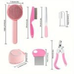 PET (8Pcs) Cat Brush Beauty Kit