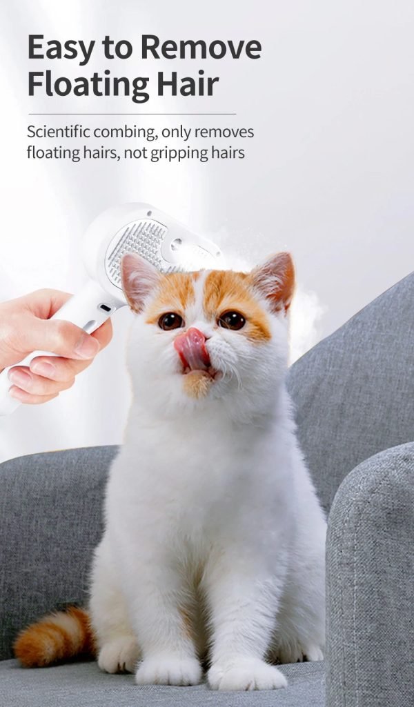 3-IN-1 Self Cleaning Pet Spray Hair Comb