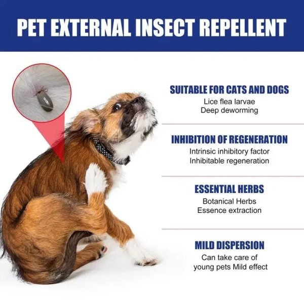 PET (Dog/Cat) Anti-Flea-Tick Repellent (100ml)