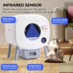 Cat Litter Box (Extra Large Automatic-App-Controlled) -Ivory