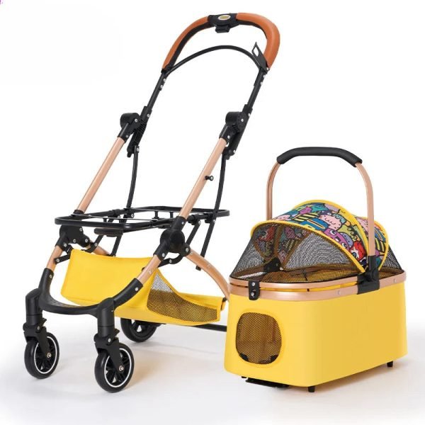 Pet Bassinet Detachable Stroller