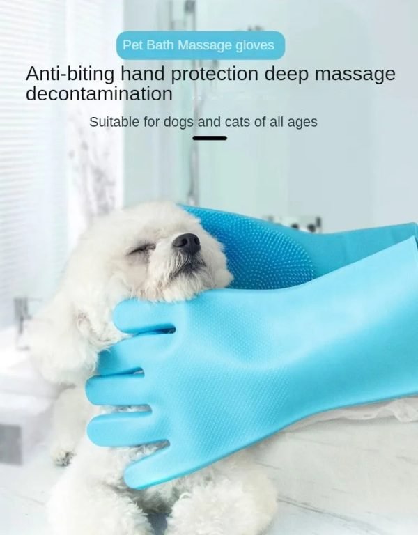 PET Bath Massage Gloves
