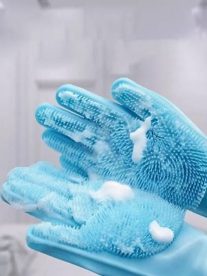 PET Bath Massage Gloves