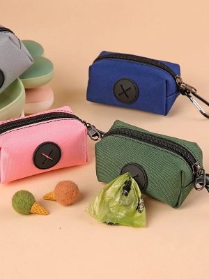Dog Canvas Poop/Waste Bag Holders