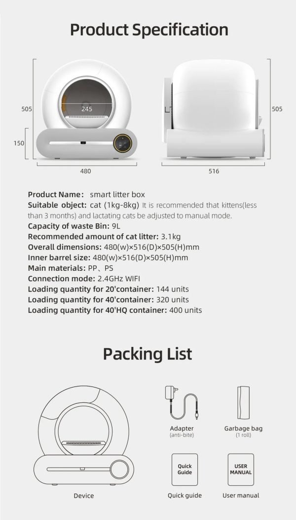 Smart Cat Litter Box