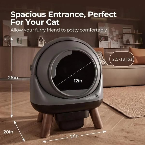 Automatic Cat Litter Box (Odor-Control/Safety Protection) USA