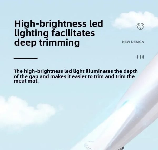 PET Pro Dog/Cat Grooming Clippers (LED Light/Display/Low-noise)