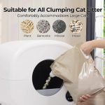Cat Litter Box (Extra Large Automatic-App-Controlled) -Ivory