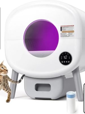 Cat Litter Box (Extra Large Automatic-App-Controlled) -Ivory