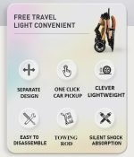 Pet Bassinet Detachable Stroller