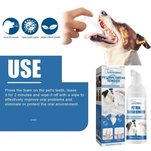 PET FOAM Tartar/Plaque Remover