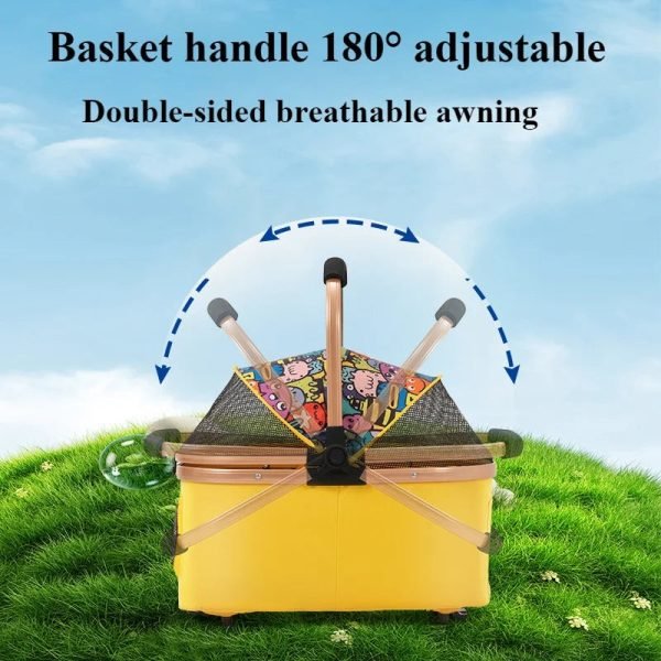 Pet Bassinet Detachable Stroller