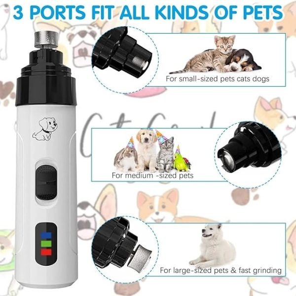 PET Nail Grinder (USB Rechargeable)