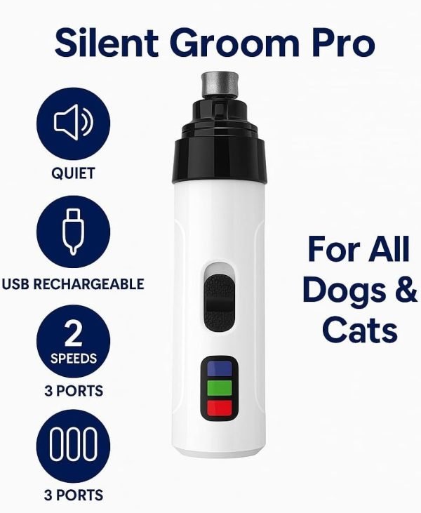 PET Nail Grinder (USB Rechargeable)